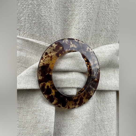 Reserved Mini Belted Dress with Sweetheart Neckline and Puff Sleeves US 8 - Picture 6 of 6